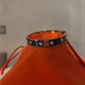 Kurt Geiger London bangle bracelet navy and gold